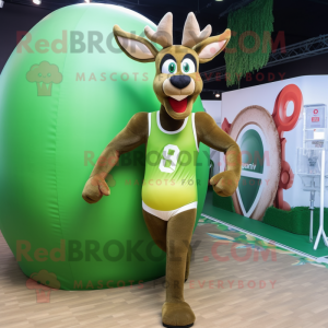 Olive Deer mascotte kostuum...