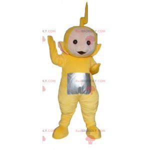 Mascot Laa-Laa, de beroemde gele cartoon Teletubbies -