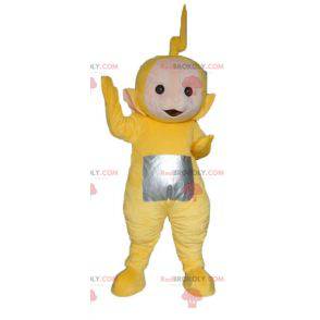 Mascote Laa-Laa, o famoso desenho animado amarelo Teletubbies -