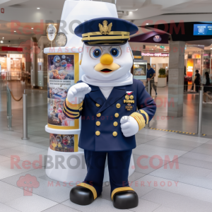 Navy Chief maskot kostume...