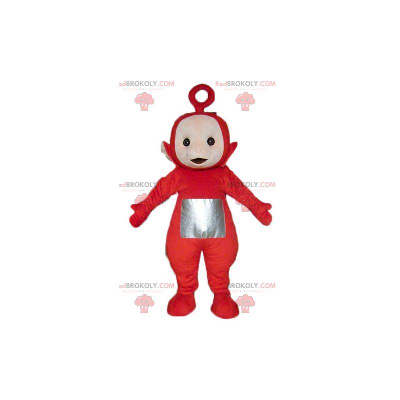 Mascotte de Po le célèbre Télétubbies rouge de dessin animé -