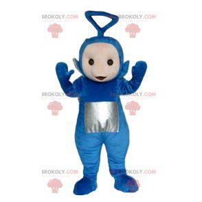 Mascote de Tinky Winky, os famosos Teletubbies azuis -
