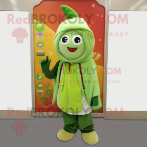 Olive Melon maskot kostume...