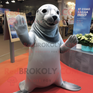 Silver Sea Lion maskot...