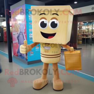 Tan Candy Box maskot...