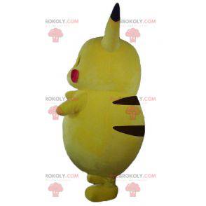 Mascote Pikachu famoso desenho animado Pokemeon amarelo -