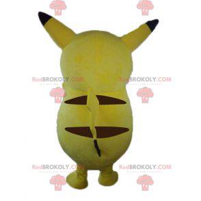 Mascote Pikachu famoso desenho animado Pokemeon amarelo -