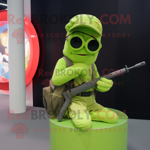 Lime Green Sniper mascotte...