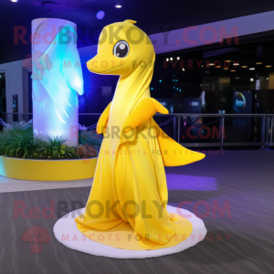 Yellow Dolphin mascotte...