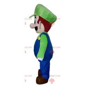 Mascota de personaje de videojuego famoso de Luigi -