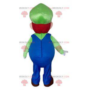 Mascota de personaje de videojuego famoso de Luigi -