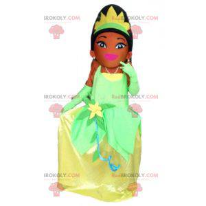 Princesa Tiana mascote da princesa e do sapo - Redbrokoly.com