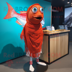 Red Fish And Chips maskot...