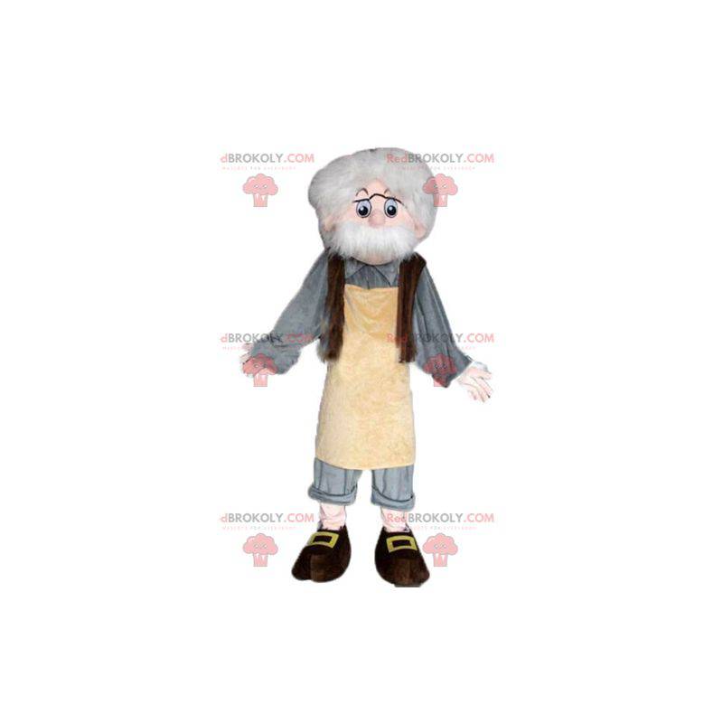 Mascot Geppetto famous character Pinocchio - Redbrokoly.com Mascot Geppetto famous character Pinocchio - Redbrokoly.com