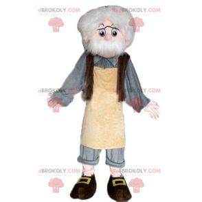 Maskot Geppetto slavná postava Pinocchio - Redbrokoly.com