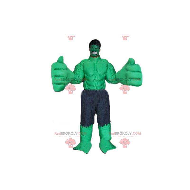 Hulk mascotte famoso personaggio verde della Marvel -