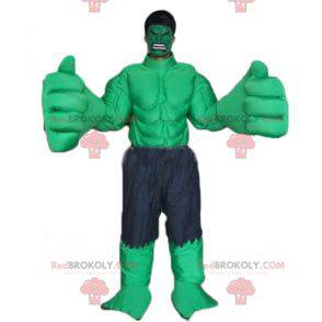 Hulk mascotte famoso personaggio verde della Marvel -