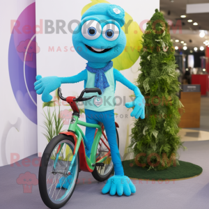 Turkis Unicyclist maskot...