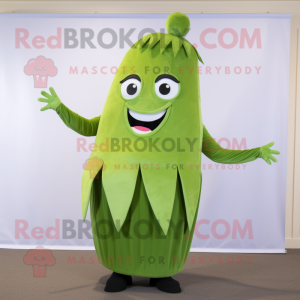 Olive Selleri maskot kostym...