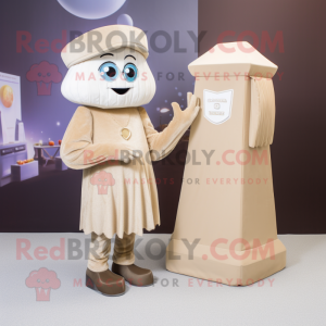 Beige forlovelsesring...