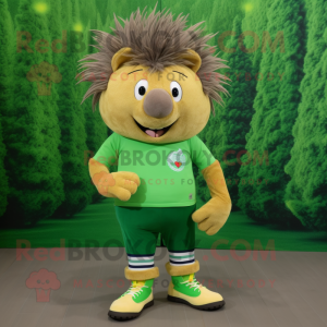 Green Porcupine mascotte...