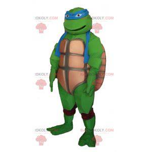 Leonardo maskot berömda blå sköldpadda ninja sköldpaddor -