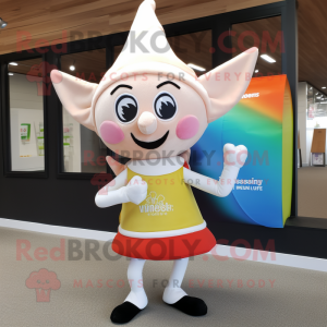 Crème Elf mascotte kostuum...