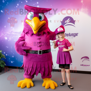 Magenta Eagle mascotte...