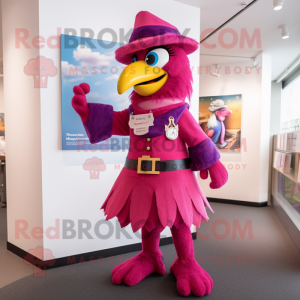 Magenta Eagle mascotte...