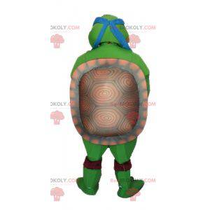 Leonardo Maskottchen berühmte blaue Schildkröte Ninja