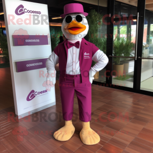 Magenta Goose mascotte...