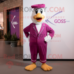 Magenta Goose mascotte...