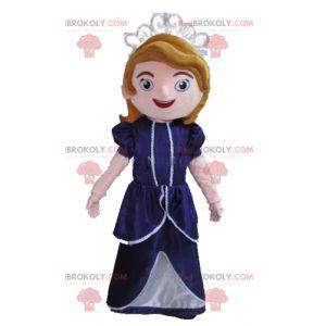 Cartoon prinses koningin mascotte - Redbrokoly.com