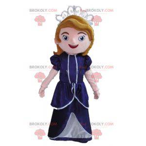 Mascotte de reine de princesse de dessin animé - Redbrokoly.com