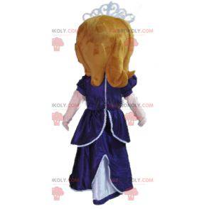 Kreslený maskot princezna královna - Redbrokoly.com