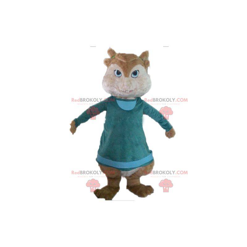 Alvin und das braune Eichhörnchen-Maskottchen der Chipmunks -