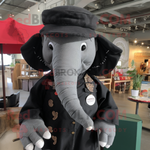 Black Elephant mascotte...