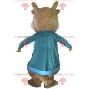 Alvin und das braune Eichhörnchen-Maskottchen der Chipmunks -