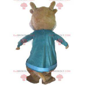 Alvin und das braune Eichhörnchen-Maskottchen der Chipmunks -