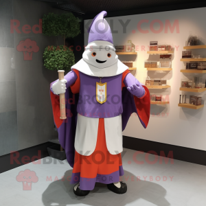 Lavendel Swiss Guard maskot...