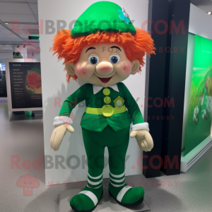  Leprechaun maskot kostym...