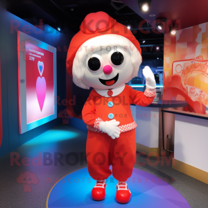  Heart maskot kostym...