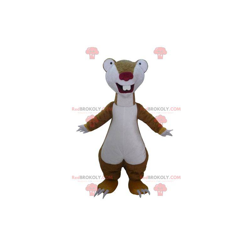 Maskotka Sid, słynny brązowy leniwiec w epoce lodowcowej -