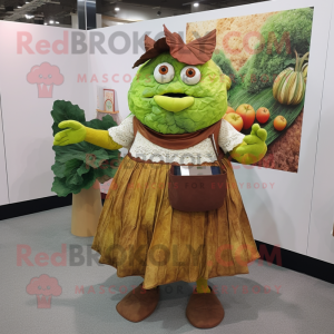 Rust Cabbage maskot kostume...