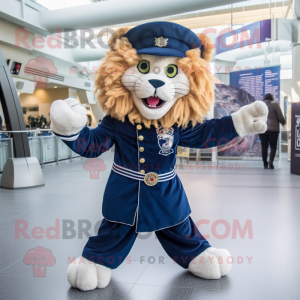 Navy Tamer Lion maskot...