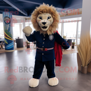 Navy Tamer Lion maskot...