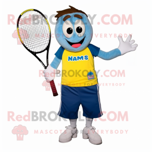  tennisracket maskot kostym...