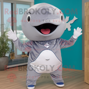 Gray Whale maskot kostume...