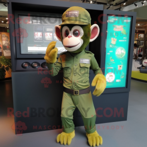 Olive Monkey mascotte...