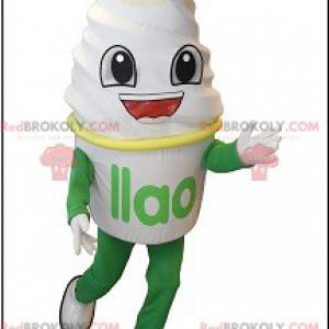 Mascotte de glace de crème glacée géante - Redbrokoly.com